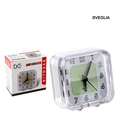 DC CASA SVEGLIA SILENZ. 8.5X8.5CM QUADRATADc