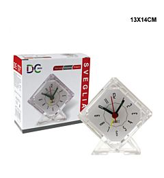 DC CASA SVEGLIA SILENZ. 13X14CM ROMBODc