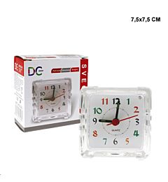 DC CASA SVEGLIA SILENZ. 7,5X7,5CM QUADRATADc