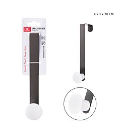 DC CASA GANCIO PORTA MET. 1POSTO 4X3X20CM GRIGIODc