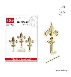 DC CASA GANCIO QUADRO ORO GIGLIO GRANDE 3PZ