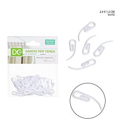 DC CASA GANCIO TENDA PLAST. 2.9X1.2CM 50PZ