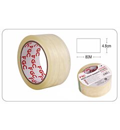 NASTRO ADESIVO TRASPARENTE (SILENZIOSO) 4,8CMX80MHQ