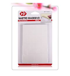 NASTRO BIADESIVO A FOGLI 2,5X4CMHQ