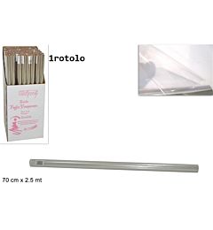 ROTOLO FOGLIO TRASPARENTE 30MY 70CMX2.5MT (JL04)(YDue Esse