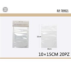 SACCHETTO TRASPARENTI 10*15 20PSCGev