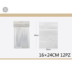 SACCHETTO TRASPARENTI 16*24 12PCSGev