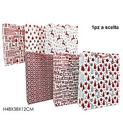 BUSTA GLIT. ROSSA 6ASS. GIGANTEHappy Casa