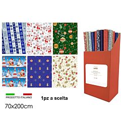 ROTOLO CARTA REGALO 70X200 6 ASSHappy Casa
