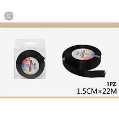 NASTRO RASO 1.5CMX25Y 039NEROGev