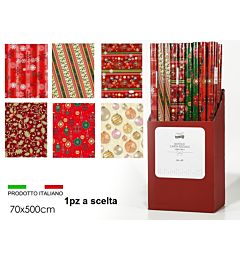 ROTOLO CARTA REGALO 70X500 6 ASSLeoncast