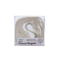 COCCARDA 20PZ 2CM X 15.3CM BIANCASweeping Party