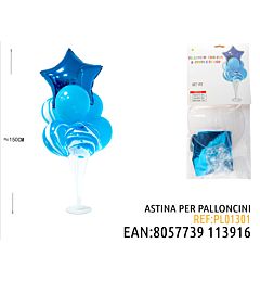 PALLONCINI FOIL CON SUPPORTO E FIOCCODz
