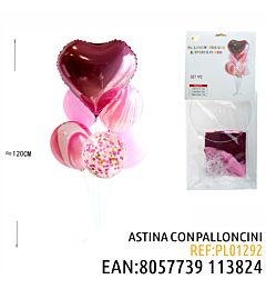 PALLONCINI FOIR CON SUPPORTO E FIOCCODz