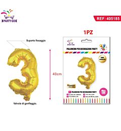 PALLONCINO ALLUMINIO N3 40CMParty Go