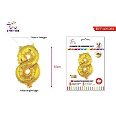 PALLONCINO ALLUMINIO N8 80CMParty Go