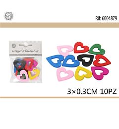 DEC.IN LEGNO 3CM 10PCSGev