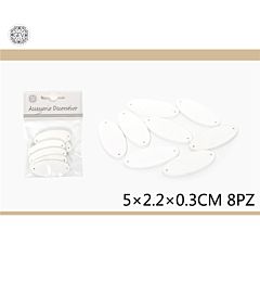 DEC.IN LEGNO 5CM 8PCSGev