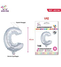 PALLONCINO ALLUMINIO C 40CMParty Go