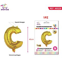 PALLONCINO ALLUMINIO C 40CMParty Go