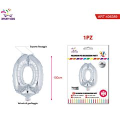 PALLONCINO ALLUMINIO N0 100CMParty Go