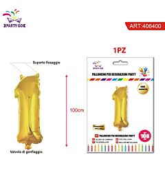 PALLONCINO ALLUMINIO N1 100CMParty Go