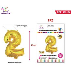 PALLONCINO ALLUMINIO N2 40CMParty Go