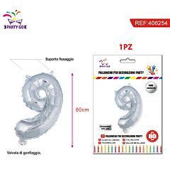 PALLONCINO ALLUMINIO N9 80CMParty Go