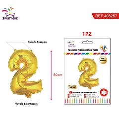 PALLONCINO ALLUMINIO N2 80CMParty Go