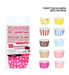 DC CASA PIROTTINI CARTA 3X3,8CM 25PZDc
