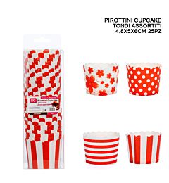 DC CASA PIROTTINI CARTA CUPCAKE 4,8X5X6CM 25PZDc