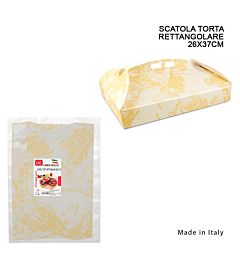 DC CASA SCATOLA TORTA RETTANG. 26X37CMDc