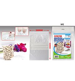 SACCHETTO PER ALIMENTI CON CHIUSURA 10PZ 200*300*0Emi Style