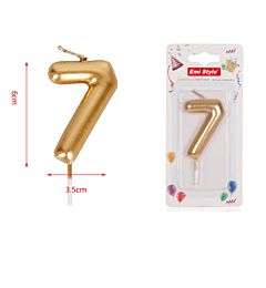 CANDELINA COMPLEANNO 7Emi Style