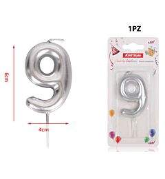 CANDELINA COMPLEANNO 9Emi Style