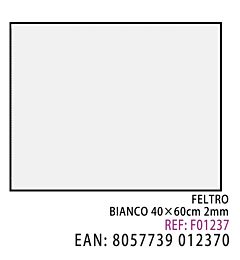 FELTRO BIANCO 40*60CM*2MM