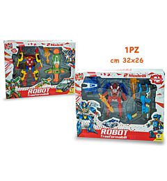 TEO S - ROBOT TRASFORMABILI CON ARMI 2 MDL.Teorema