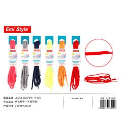 LACCI SCARPE 0.6CM*120CM 1PARES
