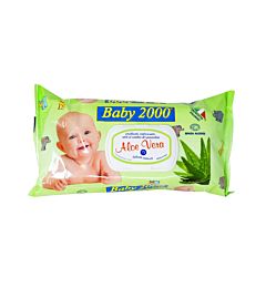 SALVIETTE BABY 2000 POP UP 72 ALOE VERAVelluto