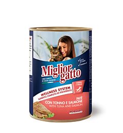 MIGLIORGATTO PATE TONNO/SALM. GR.400Miglior Gatto