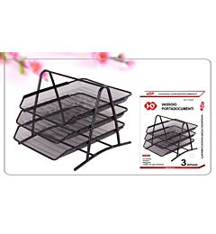 PORTADOCUMENTI IN METALLO 3 RIPIANIHQ