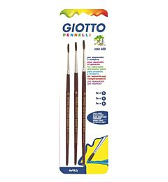 GIOTTO PENNELLI 400 CONF. DA 3 PZ  N. 3-4-5Giotto