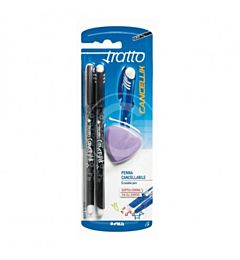 FILA SFERA TRATTO CANCELLIK NERO C/GOMMA PZ.2