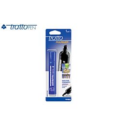 FILA MARCATORE TRATTO MARKER PUNTA SCALPELLO NEROFila