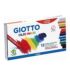 GIOTTO  PASTELLO OLIO MAXI SCATOLA 12 COLORIGiotto