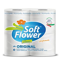 IGIENICA 4 ROTOLI 3 VELI SOFT FLOWER