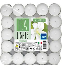 DEA TEA LIGHTS 25PZ GELSOMINO