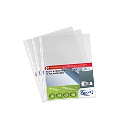 BUSTA PPL 22X30 FORATA LUCIDA 90MY 100460039 CF.50