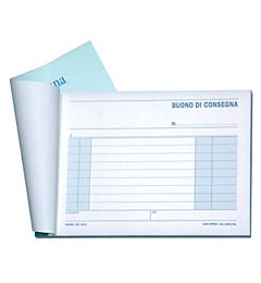 BLOCCO BUONI CONSEGNA 2 COPIE A6       DU161570000