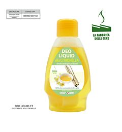 DEODORANTE LIQUIDO ALLA CITRONELLA CON STOPPINO